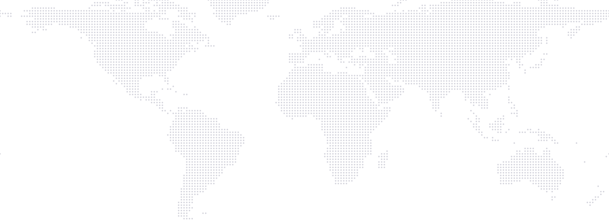 A dotted world map